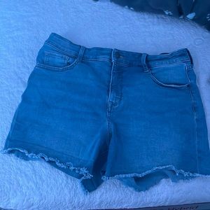 Light Blue Jean Shorts